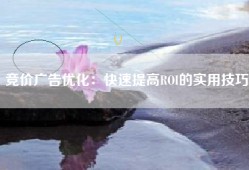 竞价广告优化：快速提高ROI的实用技巧