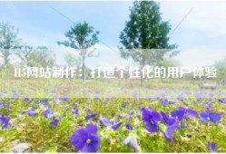 H5网站制作：打造个性化的用户体验