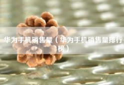 华为手机销售量（华为手机销售量排行榜）
