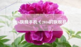 2016旗舰手机（2016的旗舰机）