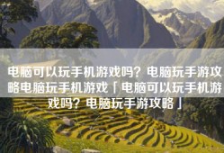 电脑可以玩手机游戏吗？电脑玩手游攻略电脑玩手机游戏「电脑可以玩手机游戏吗？电脑玩手游攻略」