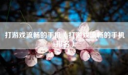 打游戏流畅的手机（打游戏流畅的手机排名）