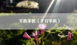 千机手机（千亓手机）