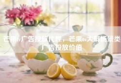 芒果tv广告投放代理，芒果tv大屏场景类广告投放价值