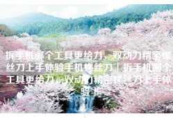 拆手机哪个工具更给力，双动力精密螺丝刀上手体验手机螺丝刀「拆手机哪个工具更给力，双动力精密螺丝刀上手体验」