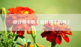设计师手机（设计师手机号）