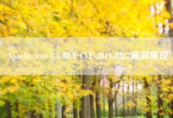 Apache Axis 1.4 RCE CVE-2019-0227漏洞复现