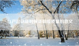 UL产品认证对保证铜缆质量的意义