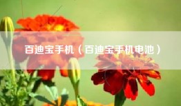 百迪宝手机（百迪宝手机电池）