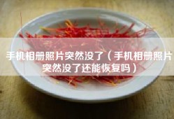 手机相册照片突然没了（手机相册照片突然没了还能恢复吗）