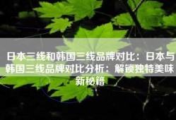 日本三线和韩国三线品牌对比：日本与韩国三线品牌对比分析：解锁独特美味新秘籍