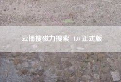 云播搜磁力搜索  1.0 正式版