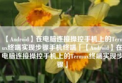 【Android】在电脑连接操控手机上的Termux终端实现步骤手机终端「【Android】在电脑连接操控手机上的Termux终端实现步骤」