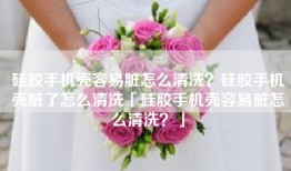 硅胶手机壳容易脏怎么清洗？硅胶手机壳脏了怎么清洗「硅胶手机壳容易脏怎么清洗？」