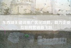 东西湖关键词推广优化攻略，助力企业互联网营销新飞跃