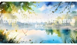 亿叮咚：驱动商业楼宇电梯广告营销新时代