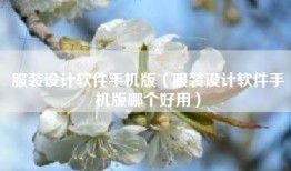 服装设计软件手机版（服装设计软件手机版哪个好用）