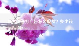 搜索引擎打广告怎么收费？多少钱