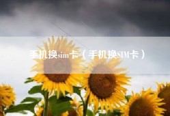 手机换sim卡（手机换SIM卡）
