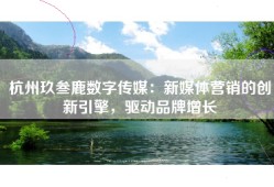 杭州玖叁鹿数字传媒：新媒体营销的创新引擎，驱动品牌增长