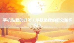 手机贴膜的好处（手机贴膜的好处和坏处）