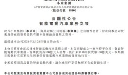 造车传言成真！小米官宣投百亿造车、雷军挂帅