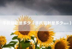 手机辐射是多少（手机辐射是多少msv）