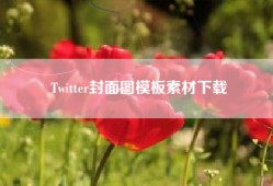 Twitter封面图模板素材下载