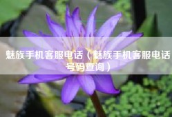 魅族手机客服电话（魅族手机客服电话号码查询）
