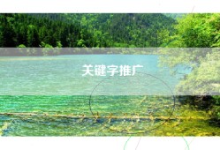 关键字推广