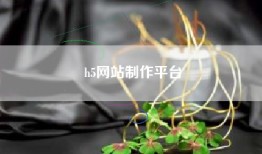 h5网站制作平台