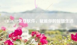 CHatGTP免费软件，赋能你的智慧生活