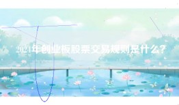 2024年创业板股票交易规则是什么？