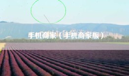 手机商家（手机商家版）
