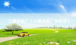 三星手机厂（三星手机厂家电话）