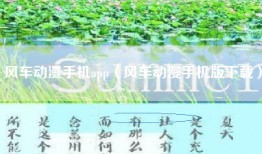 风车动漫手机app（风车动漫手机版下载）