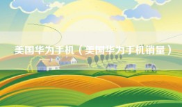 美国华为手机（美国华为手机销量）
