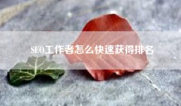 SEO工作者怎么快速获得排名