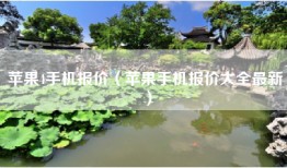 苹果4手机报价（苹果手机报价大全最新）