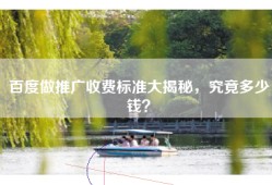 百度做推广收费标准大揭秘，究竟多少钱？