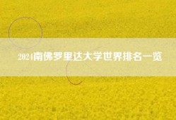 2024南佛罗里达大学世界排名一览