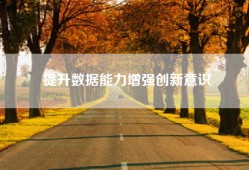 提升数据能力增强创新意识
