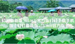 钉钉最新版 v7.5.30.10官方版钉钉下载手机版「钉钉最新版 v7.5.30.10官方版」