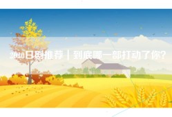 2020日剧推荐｜到底哪一部打动了你？