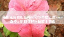 马斯克官宣担任$Troll CTO,再度上演Meme奇迹!5 招教你轻松玩转土狗币