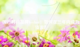 国产时尚品牌Icedust：如何在三年内成为顶流？