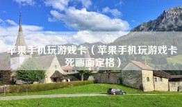 苹果手机玩游戏卡（苹果手机玩游戏卡死画面定格）