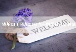 骁龙821（骁龙821相当于麒麟什么处理器）
