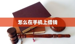 怎么在手机上借钱手机上怎么贷款「怎么在手机上借钱」