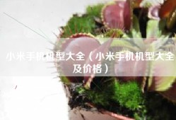 小米手机机型大全（小米手机机型大全及价格）